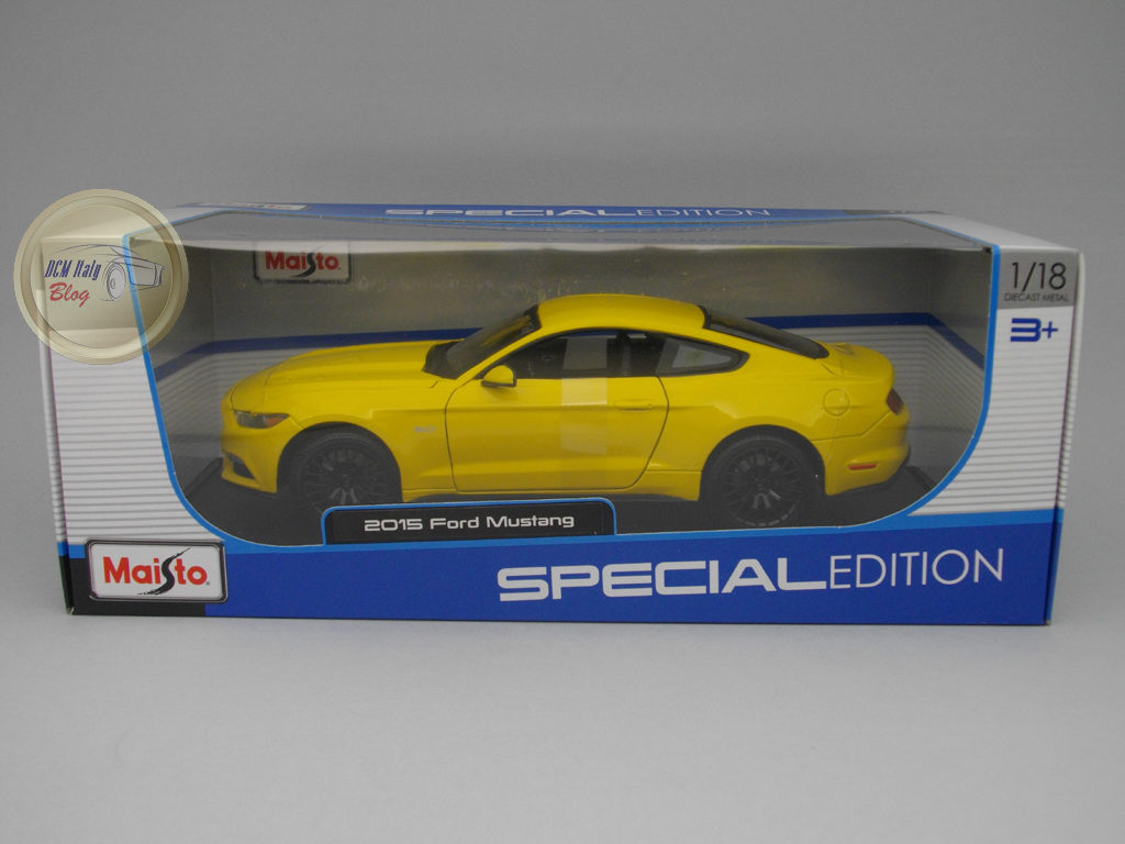 Maisto 118 - Ford Mustang 2015 - Yellow - 00