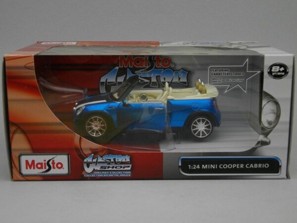 Mini Cooper Cabriolet Tuning 1:24 Maisto