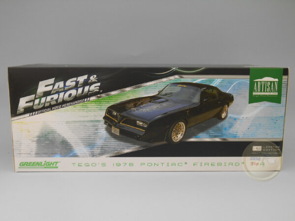Pontiac Trans-Am (1978) Tego’s Car “Fast & Furious” 1:18 Greenlight