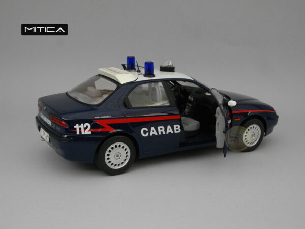 Alfa Romeo 156 2.0 Twin Spark (1997) Carabinieri 1:18 Mitica Diecast