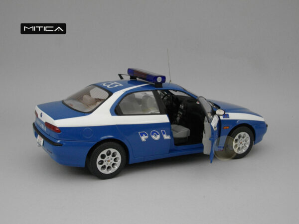 Alfa Romeo 156 2.0 Twin Spark (1997) Polizia 1:18 Mitica Diecast